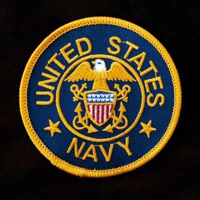 画像1: ワッペン アメリカ海軍 ユナイテッドステイツ ネイビー/Patch 