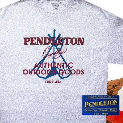 画像2: ペンドルトン アウトドア 半袖 Tシャツ AUTHENTIC OUTDOOR GOODS L/Pendleton SS T-shirt