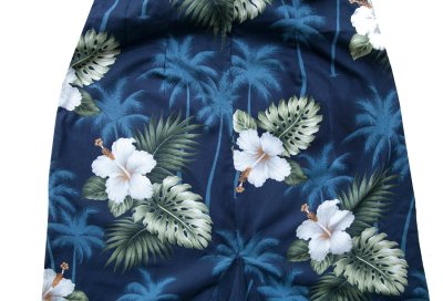 画像2: ムームー ハワイアン ロングドレス（レディース）ネイビー/Muumuu Navy(Women's)