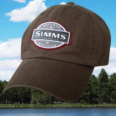 画像1: シムス 6パネル UPF50+ サンプロテクション キャップ（ブラウン）/Simms Cap(Dark Brown)