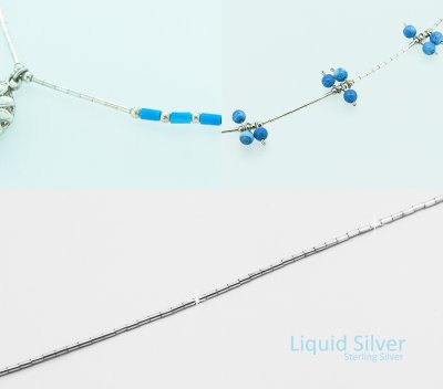 画像3: リキッド シルバー・スターリングシルバー ネックレス/Liquid Silver Necklace