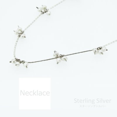 画像1: リキッド シルバー・スターリングシルバー ネックレス/Liquid Silver Necklace