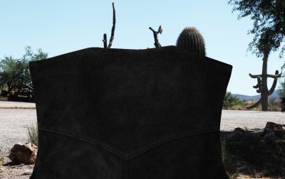 画像2: スカリー スナップフロント カーフスエード ベスト（ブラック）/Scully Calf Suede Leather Vest(Black)