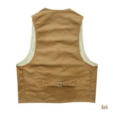 画像3: スカリー キャンバス ベスト（アーミーグリーン）/Scully Canvas Vest (Khaki) (3)