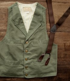 画像7: スカリー キャンバス ベスト（ウォールナット）/Scully Canvas Vest (Walnut) (7)