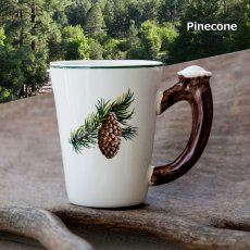 画像5: 鹿の角 エルク&パインコーン マグカップ（2個セット）/Elk&Pinecone Mug Cup(Set of Two) (5)