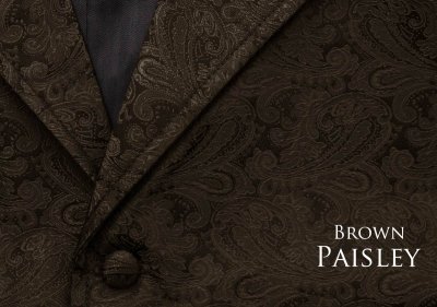 画像2: スカリー オールドウエスト ペイズリー ベスト（ブラウン）/Scully Old West Paisley Vest(Brown)