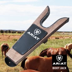 画像1: アリアット ブーツジャック 木製ステイン仕上げ（ブーツ・靴を脱ぐ便利道具）/Ariat Boot Jack (1)