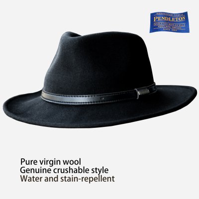 画像1: ペンドルトン アウトバック ハット（ブラック）M（57cm-58cm）・XL（大きいサイズ 62cm-64cm）/Pendleton Outback Hat(Black)