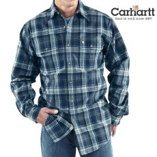 画像2: カーハート ヘビーウエイト フランネル シャツ  オリーブ  XL（身幅66cm）/Carhartt Heavyweight Flannel Shirt(Olive) (2)