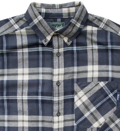 画像2: ウールリッチ フランネル シャツ ブルー（長袖）/Woolrich Long Sleeve Flannel Shirt(Blue)