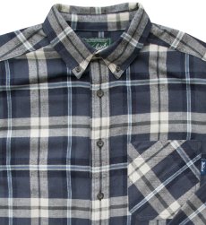 画像2: ウールリッチ フランネル シャツ ブルー（長袖）/Woolrich Long Sleeve Flannel Shirt(Blue) (2)