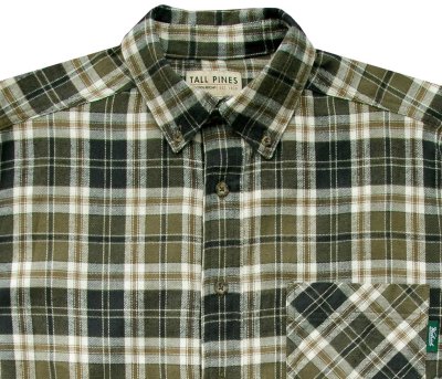 画像2: ウールリッチ フランネル シャツ グリーン（長袖）/Woolrich Long Sleeve Flannel Shirt(Green)