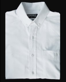 画像2: パンハンドルスリム オックスフォード シャツ（ホワイト・無地/長袖）/Panhandle Slim Oxford Cloth Shirt (2)
