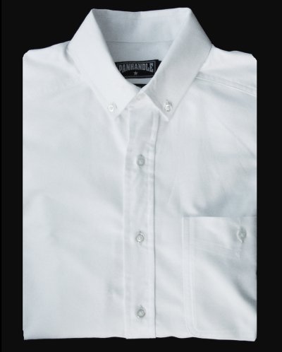 画像2: パンハンドルスリム オックスフォード シャツ（ホワイト・無地/長袖）/Panhandle Slim Oxford Cloth Shirt