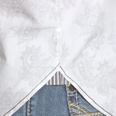 画像4: パンハンドルスリム リバースプリント ウエスタンシャツ ホワイト（長袖）/Panhandle Slim Long Sleeve Western Shirt (4)