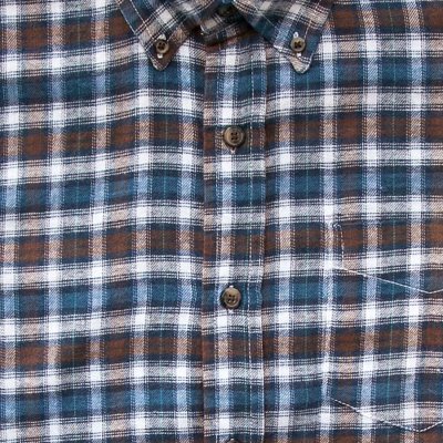 画像3: ダコタ グリズリー フランネル シャツ ブルー・ブラウン・ホワイト（長袖）M/Dakota Grizzly Long Sleeve Flannel Shirt(Blue/Brown/White)