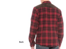 画像3: コールマン ポケットつき シャツジャケット（グレー・ブラック・レッド/長袖）M/Coleman Shirt Jacket (3)