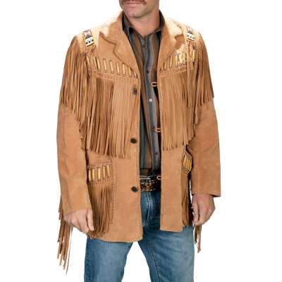 画像2: スカリー レザーフリンジ ウエスタン ジャケット（ブラウン）/Scully Western Leather Fringe Jacket