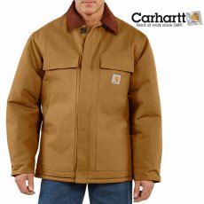 画像3: カーハート ダック トラディショナル コート アークティック キルトラインド（ブラック）M/Carhartt Duck Traditional Coat Arctic Quilt Lined (Black) (3)