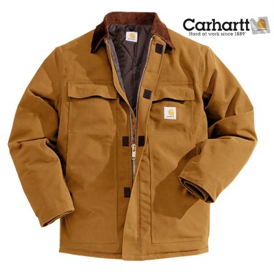 画像3: カーハート ダック トラディショナル コート アークティック キルト ラインド（カーハートブラウン）38/Carhartt Duck Traditional Coat Arctic Quilt Lined(Brown)