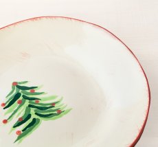 画像2: ハンドメイド ツリー パーティー プレート（大皿）/Hand Made Tree Large Oval Platter  (2)