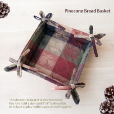 画像1: ブレッド＆フルーツ パインコーン バスケット/Pinecone Bread Basket (1)
