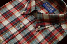 画像2: ペンドルトン サーペンドルトン ウールシャツ（タン・ネイビー・バーガンディー）ラージサイズ  XL（身幅約66cm）/Pendleton Sir Pendleton Wool Shirt (2)