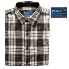 画像1: ペンドルトン サーペンドルトン フィッテッド ウールシャツ（ブラック・タン）/Pendleton Sir Pendleton Fitted Wool Shirt (1)