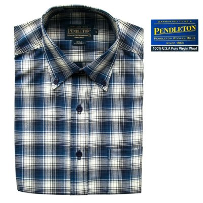 画像1: ペンドルトン サーペンドルトン ウールシャツ（ブルーマルチプラッド）/Pendleton Sir Pendleton Wool Shirt(Blue Multi Plaid)