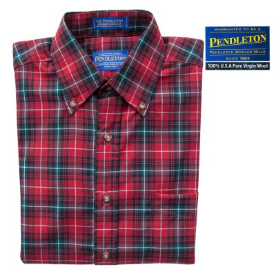 画像1: ペンドルトン サーペンドルトン ウールシャツ（オニール レッド タータン）S/Pendleton Sir Pendleton Wool Shirt(O'Neill Red Tartan)