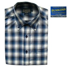 画像1: ペンドルトン サーペンドルトン ウールシャツ（ブルーマルチプラッド）/Pendleton Sir Pendleton Wool Shirt(Blue Multi Plaid) (1)