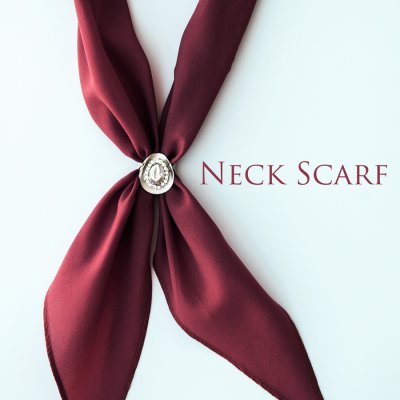 画像2: アメリカンカウボーイタイ ウエスタン ネックスカーフ（バーガンデイ）/Cowboy Tie/Western Neck Scarf(Burgundy)