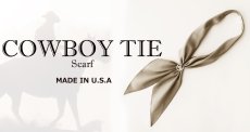 画像2: アメリカンカウボーイタイ ウエスタン ネックスカーフ（アイボリー）/Cowboy Tie/Western Neck Scarf(Ivory) (2)