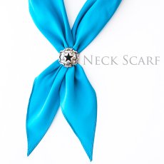 画像1: アメリカンカウボーイタイ ウエスタン ネックスカーフ（ターコイズ）/Cowboy Tie/Western Neck Scarf(Turquoise) (1)