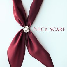 画像1: アメリカンカウボーイタイ ウエスタン ネックスカーフ（バーガンデイ）/Cowboy Tie/Western Neck Scarf(Burgundy) (1)