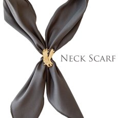 画像1: アメリカンカウボーイタイ ウエスタン ネックスカーフ（チャコール）/Cowboy Tie/Western Neck Scarf(Charcoal) (1)