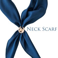 画像1: アメリカンカウボーイタイ ウエスタン ネックスカーフ（ネイビー）/Cowboy Tie/Western Neck Scarf(Navy) (1)