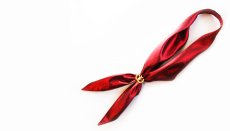 画像3: アメリカンカウボーイタイ ウエスタン ネックスカーフ（シャイニー レッド）/Cowboy Tie/Western Neck Scarf(Red) (3)