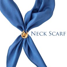 画像1: アメリカンカウボーイタイ ウエスタン ネックスカーフ（ロイヤルブルー）/Cowboy Tie/Western Neck Scarf(Royal) (1)