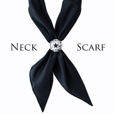 画像1: アメリカンカウボーイタイ ウエスタン ネックスカーフ（ブラック）/Cowboy Tie/Western Neck Scarf(Black) (1)