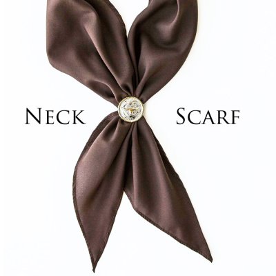 画像2: アメリカンカウボーイタイ ウエスタン ネックスカーフ（ブラウン）/Cowboy Tie/Western Neck Scarf(Brown)