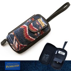 画像1: ペンドルトン ポーチ・ワレット（デニム・レッド）/Pendleton Wallet (1)