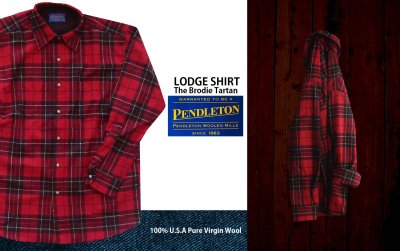 画像1: ペンドルトン ウール シャツ ロッジシャツ ブロディータータン/Pendleton Pure Virgin Wool Lodge Shirt Brodie Tartan