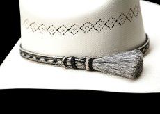 画像2: ホースヘアー ハット バンド（ブラック・グレー・ナチュラル）/Horse Hair Hat Band(Black/Grey/Natural) (2)