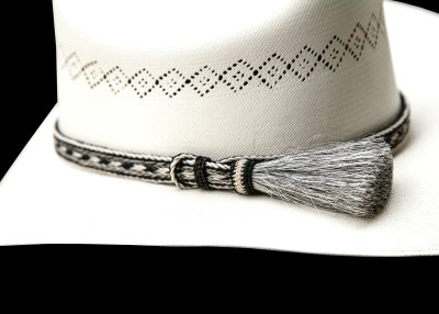画像2: ホースヘアー ハット バンド（ブラック・グレー・ナチュラル）/Horse Hair Hat Band(Black/Grey/Natural)
