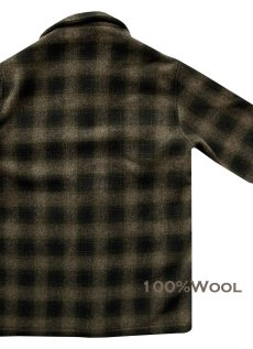 画像3: ペンドルトン ウール カントリーコート（グリーンxブラック）S/Pendleton Wool Coat(Green/Black) (3)