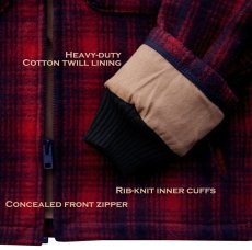 画像6: ウールリッチ ウール ジャケット（レッドxブラック）/Woolrich Wool Jacket(Red/Black) (6)