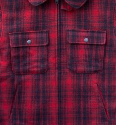 画像2: ウールリッチ ウール ジャケット（レッドxブラック）/Woolrich Wool Jacket(Red/Black) (2)