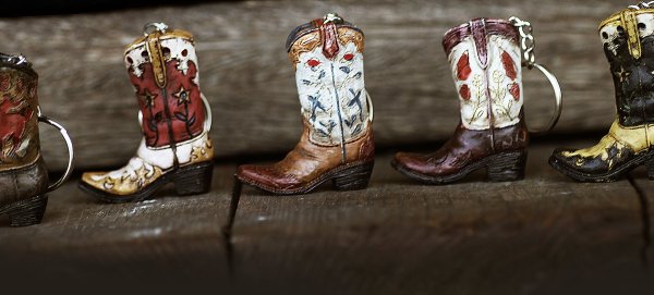 ウエスタンブーツ キーホルダー/Western Boots Keychain キーホルダー